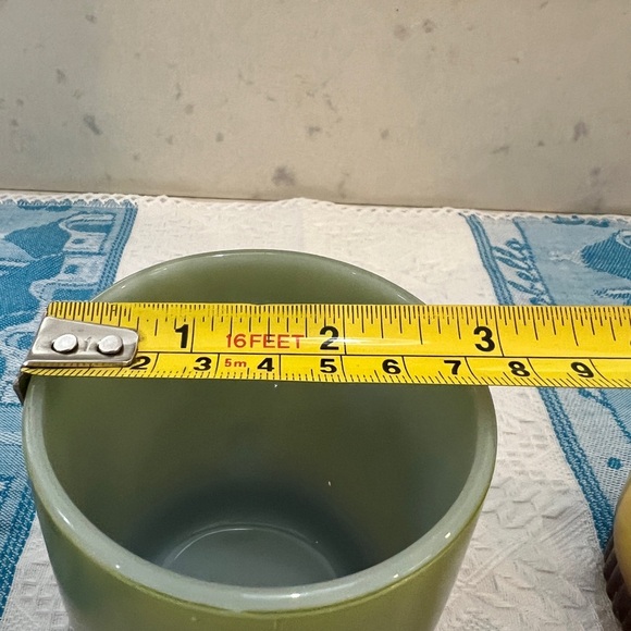 Vintage Anchor Hocking Fire King Ware coffee cups Made in USA  Set of 3 - Picture 13 of 13